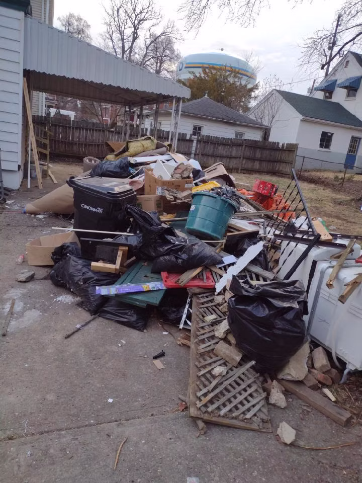 Junk Removal Before