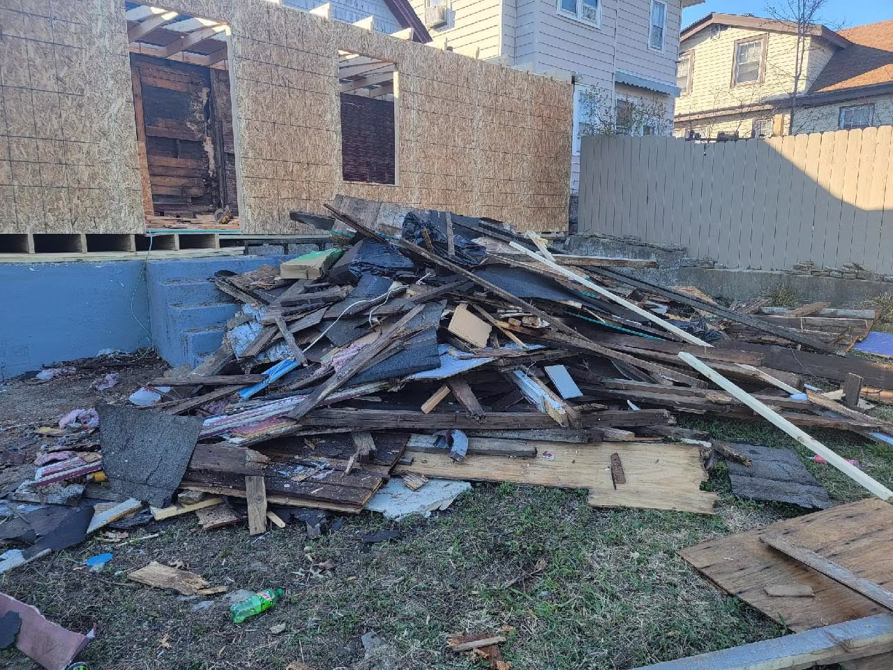 Junk Removal Before
